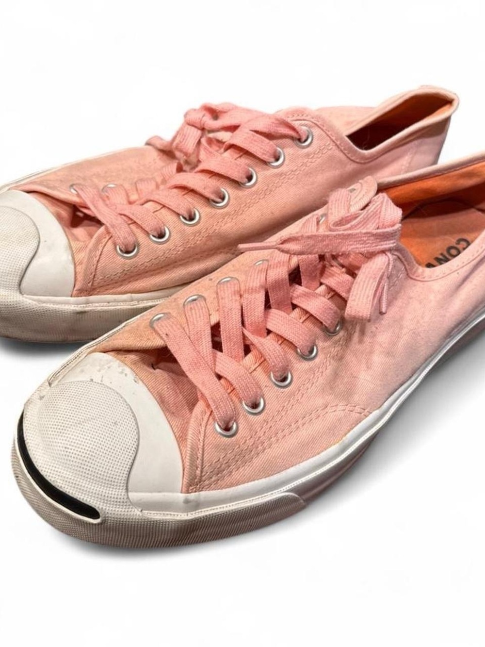 Converse X Jack Purcell Pink Low Top Sneakers